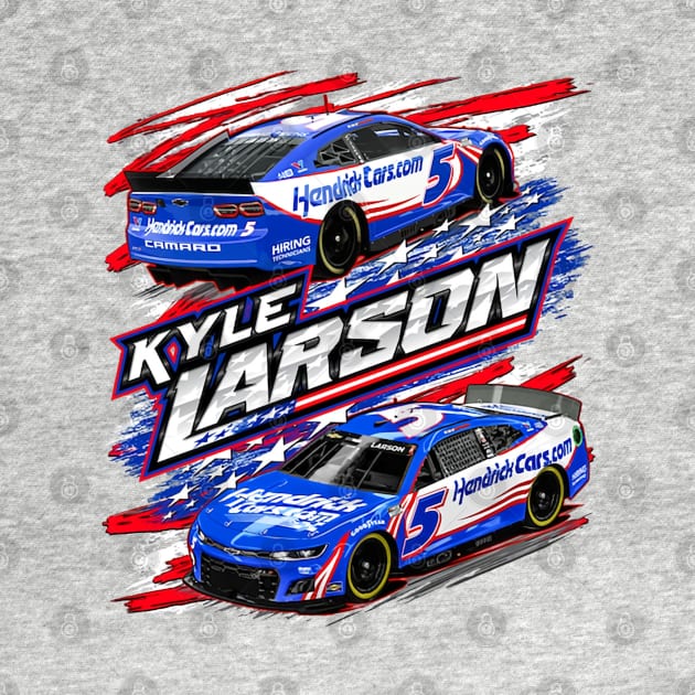 Kyle Larson Stars & Stripes by ganisfarhan